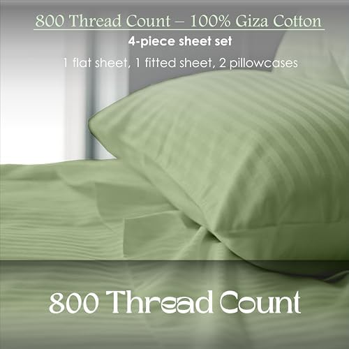 Full Giza Sheet Set- 100% Organically Grown Giza Egyptian Cotton