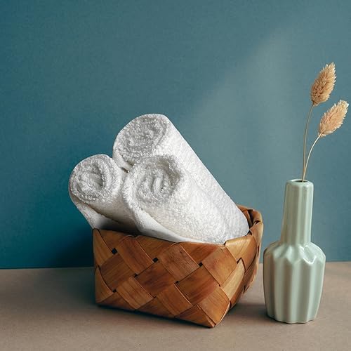 ZUPERIA Bar Mop Kitchen Towels - Pack of 12 (16"x19”) 100% Ring Spun
