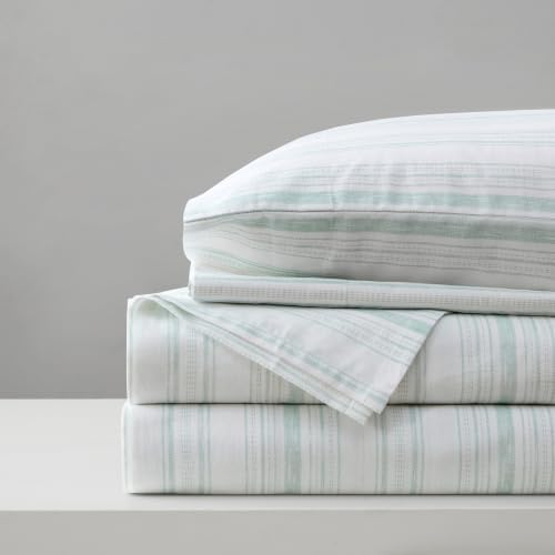 Comfort Spaces 100% Cotton Percale Sheets Twin Sheet Set 3 Pcs, Good