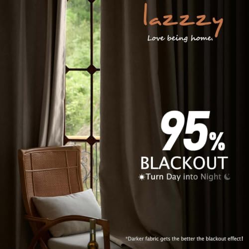 Lazzzy Blackout Beige 100 % polyester,lining: 100 % polyester Curtains