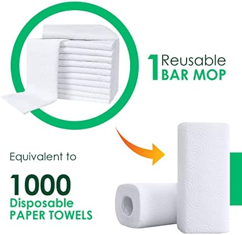 Avalon Towels Terry Bar Mop Towels (Value Pack of 36) Size 16"x19"