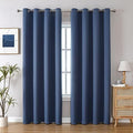 ChrisDowa Blackout Curtains for Bedroom and Living Room 120 Inches