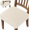 Songrey Waterproof Chair Covers for Dining Chairs, Set of 4, Beige