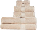 Christy Renaissance 6 Piece Beige Towel Set | 100% Egyptian Cotton