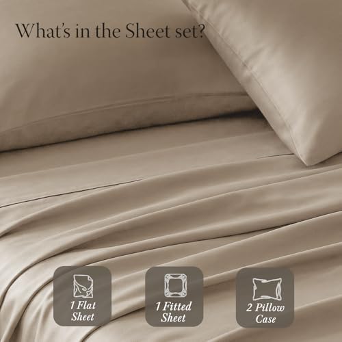 Threadmill 400 Thread Count Egyptian Cotton Full Sheet Set, Sateen