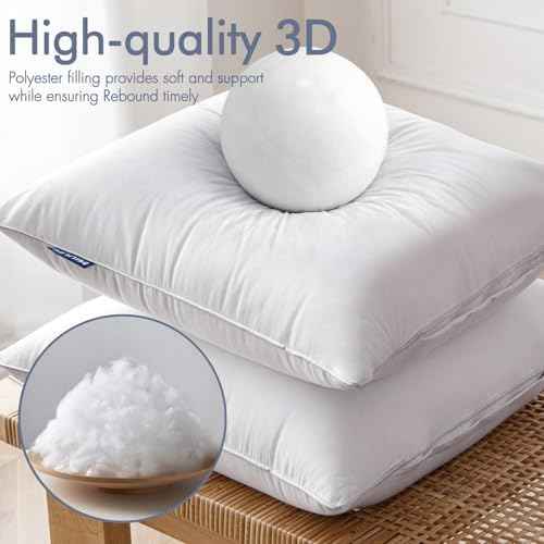 MIULEE 20 x 20 Pillow Inserts (Set of 2) -Throw Pillows for Couch Sofa