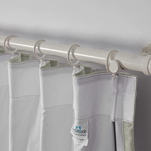 ChadMade Soft Linen Textured Curtain Decorative Window Treatment, Room