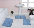 Home Weavers Modesto Collection 100% Cotton Tufted Bath Rugs, Extra
