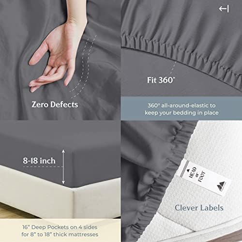 Mayfair Linen King Fitted Sheet only - Luxury 500 Series Egyptian