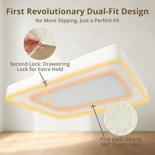 King Fitted Sheet Only Extra Deep Pocket Fits 14" to 18" Mattress