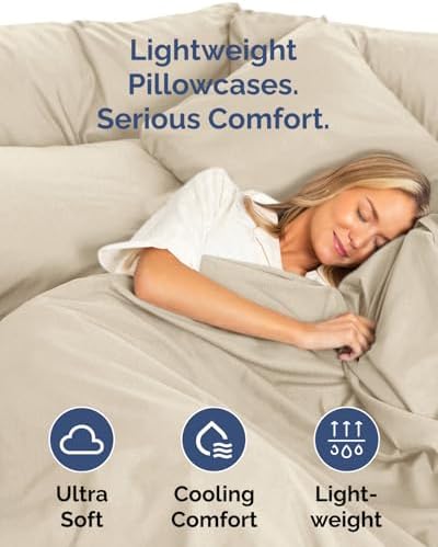 King Standard Pillow Cases Set of 8 - Ultra Soft Pillowcase Covers
