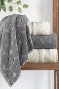 SODEF Bath Towel Set 4-Piece 100% Cotton Turkish Towels, Soft