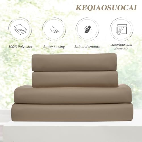 KEQIAOSUOCAI Pinch Pleated Blackout Curtains 120 Inch Long 2 Panels