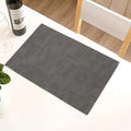 Set of 4 Dining Table Placemats Rectangle, 11.82 x 16.93 Inches PU