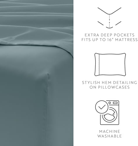 Linen Market 6 Piece Twin XL Sheets Set (Ocean) - Sleep Better Than