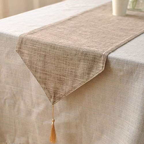 Table Runner Dining Table Natural Mat Cotton Linen All-Season Hotel