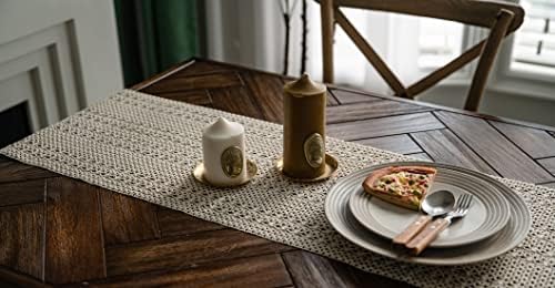 vctops Boho Moroccan Table Runner Farmhouse Rustic Handmade Woven