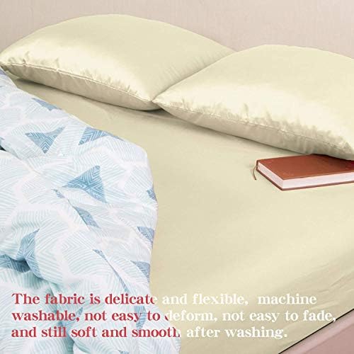NTBAY Queen Microfiber Fitted Sheet, 15 Inch Pocket, Light Taupe