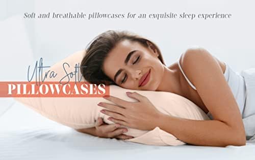 Elegant Comfort 6-PACK Solid Pillowcases 1500 Premium Hotel Quality
