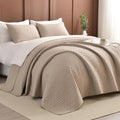 Masaca Oversized King Bedspread 120x120,3Pcs Extra Large Farmhouse