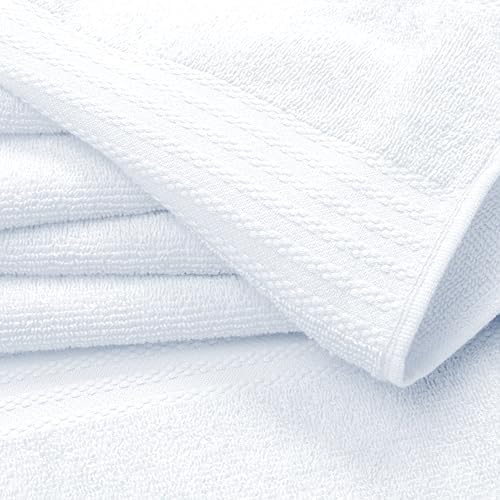 GLAMBURG Ultra Soft 6-piece Hand Towel Set 16x28-100% Ringspun Cotton