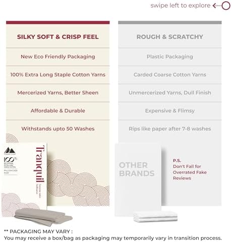 Mayfair Linen Egyptian Cotton Pillow Case King Size - Luxury 800