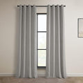 Grommet Plush Velvet Curtains For Bedroom (1 Panel) 50W x 120L, City