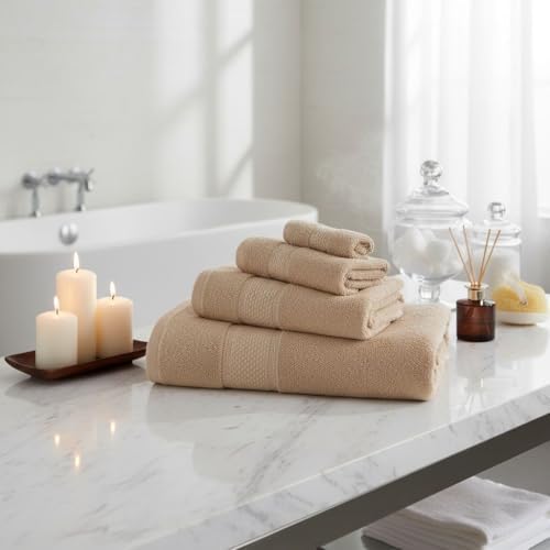 BAGNO MILANO Turkish Towels Hotel-Spa Towel Set, 100% Turkish Cotton