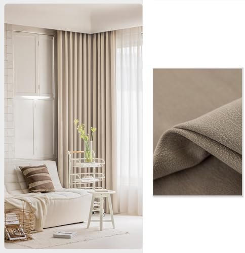 Beydodo Blackout Curtains for Bedroom 72 Inch Length, Darkening