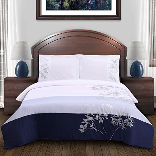 Superior 100% Cotton Duvet Cover Set, Soft 3-Piece Duvet Set, Includes