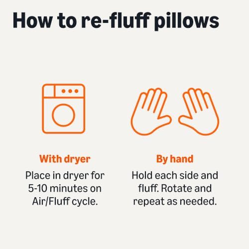 Amazon Basics Throw Pillow Insert, Down Alternative Fiberfill