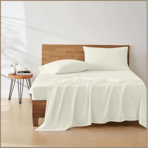 Luxury 4 Piece 3/4 Full Bunk Sheet Set, Ultra Soft Microfiber Sheets