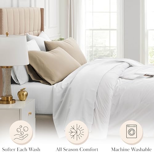 Southshore Fine Living 2-Piece King Pillow Cases, Brushed Microfiber