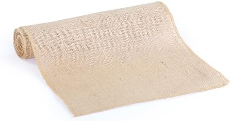 VDS Pack of 15, Burlap Table Runner 100% Natural Jute Rustic Hessian