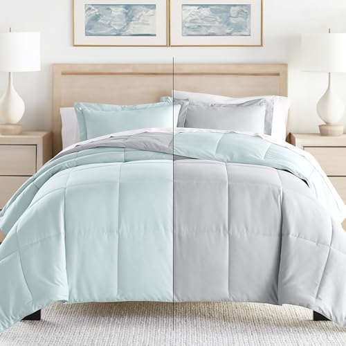 Linen Market Reversible Twin Comforter Set (2 Piece) - Bring Luxury