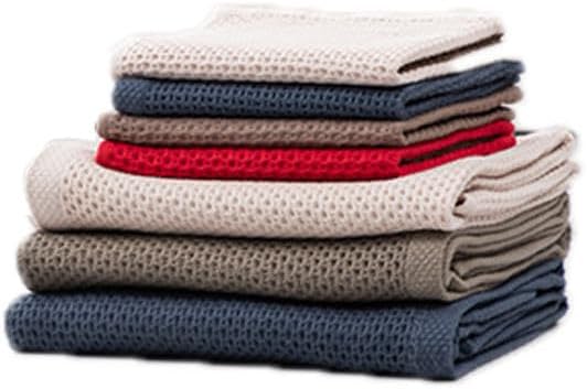 100% Cotton Waffle Dish Towels 4 Pack, Soft Honeycomb Waffle Weave