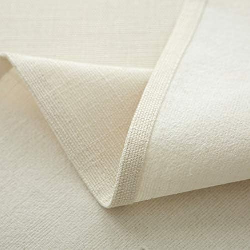 ZZenSmot Rectangle Solid Color Cotton Linen Tablecloth Washable