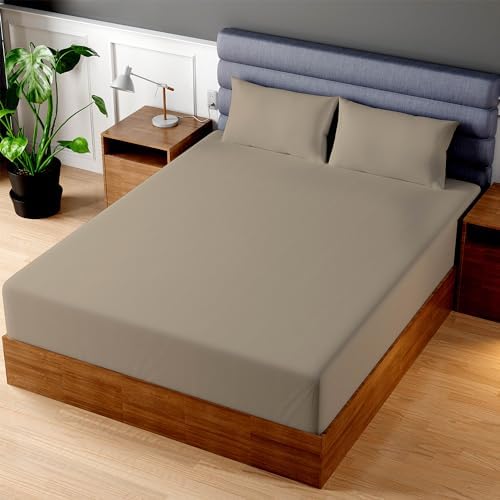 Superity Luxurious Hotel Quality Full XL Fitted Sheet 100% Cotton