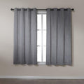 Amazon Basics Chenille Room Darkening Curtains, Light Filtering Window