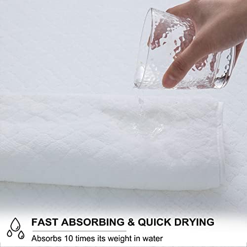 Ycosy Extra Large Bath Towels Set 35x70 Inches - White Luxury 600 GSM