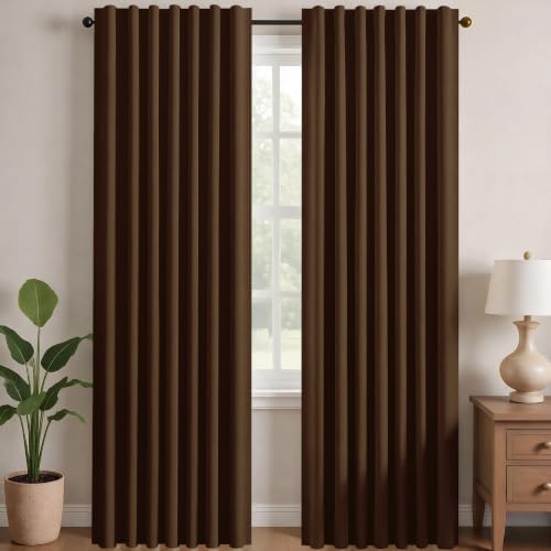 Deconovo Blackout Curtains for Bedroom, Living Room 72 Inch Long 2