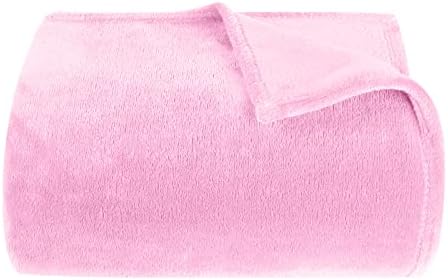 Faux Fur Throw Blanket,80" X 60" Fleece Cozy Soft Fluffy Brown Throw