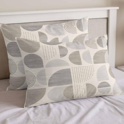 Textured Bohemian Shapes Full Duvet Cover Set - 4 Pcs Comforter Cover