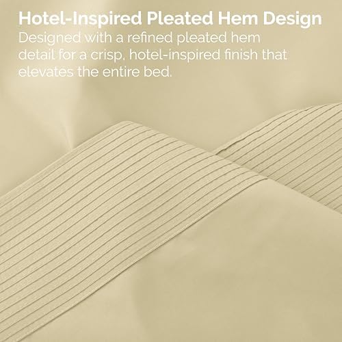 Southshore Fine Living, Inc. Split King Bed Sheets 5-Piece Set | 21"
