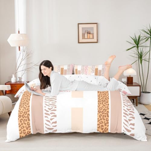 Castle Fairy Stripe Leopard Zebra Kids Bedding Set King Size