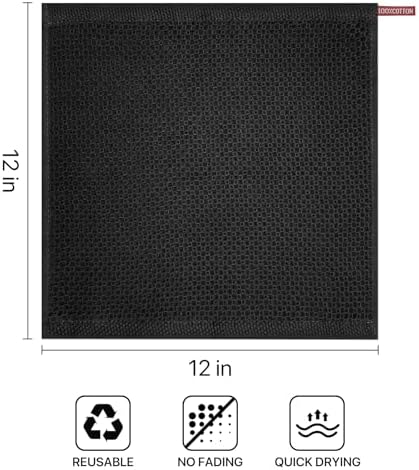 Black and Beige Kitchen Towels