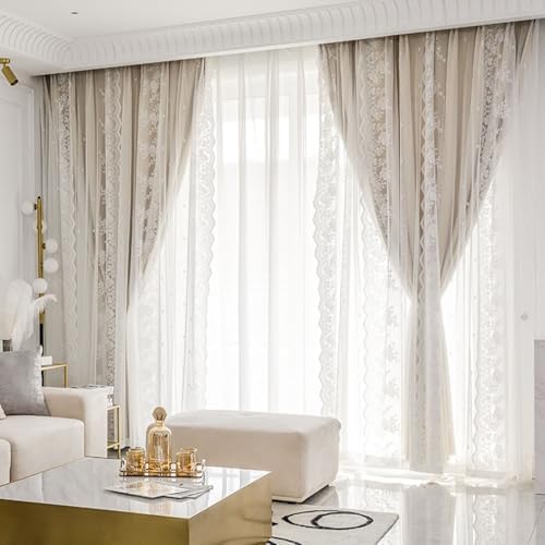 Beydodo 72 Inch Curtains 2 Panel Set Room Darkening, Curtains for