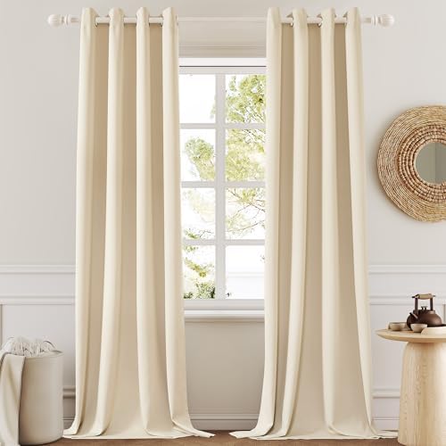 Blackout Curtains Room Darkening Thermal Insulated Drapes Solid Window
