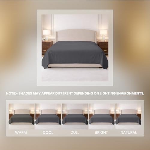 Kotton Culture 100% Egyptian Cotton 1 Pc Flat Sheet - 400 Thread