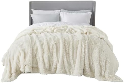 Bedsure Bundle of 1 Sherpa Blanket 108x90 & 1 Faux Fur Blanket 108x90